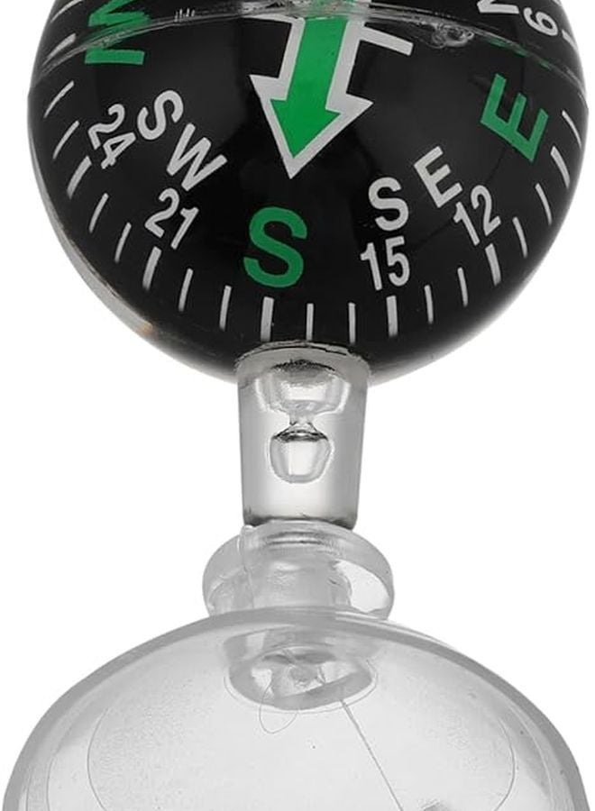 Cabilock Car Dashboard Compass Ball with Suction Cup for Vehicles Boats Outdoor Travel Hikes - Image 1